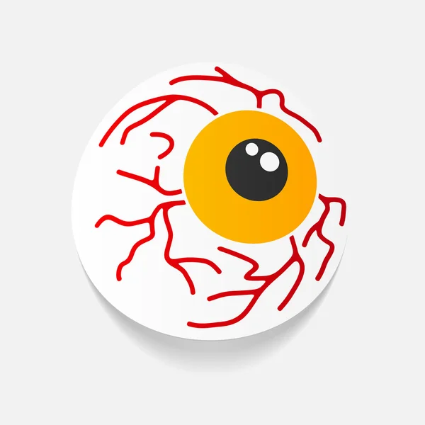 Realistic design element: eye — Stock Photo, Image