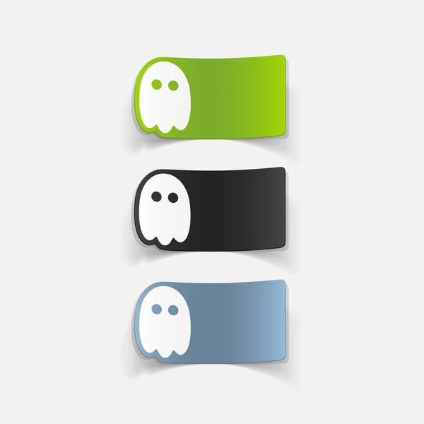 Realistic design element: ghost — Stock Photo, Image