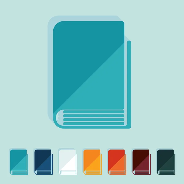 Flat design: book — Stock Photo, Image