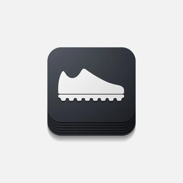 Sneakers symbole — Image vectorielle