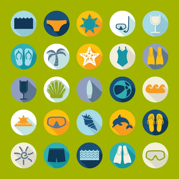 Travel icons — Stock Vector