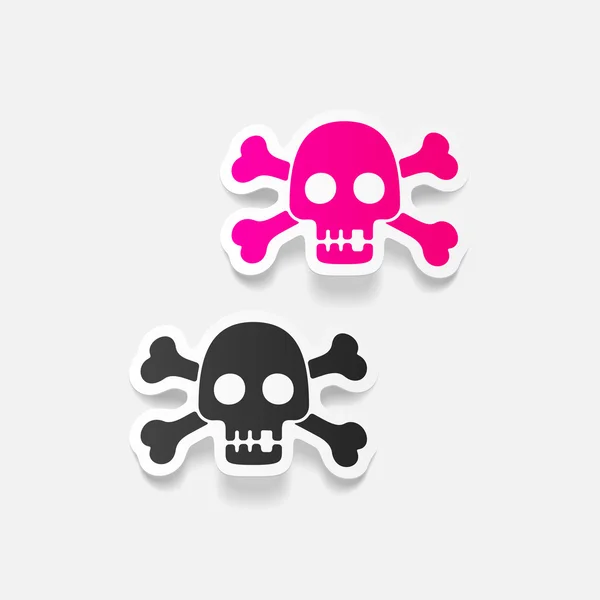 Skeletons. Large set of skulls, bones and pirate symbols. 15 skull