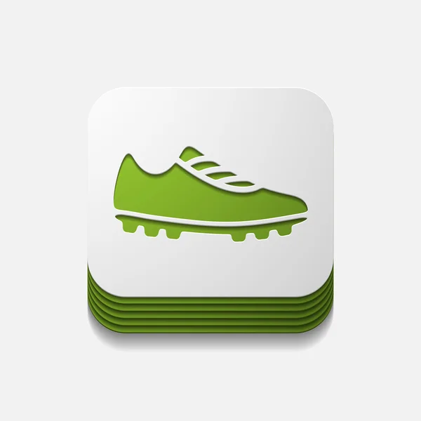 Sneakers symbole — Image vectorielle