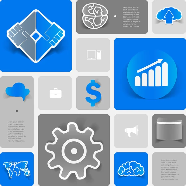 Infografica aziendale — Vettoriale Stock