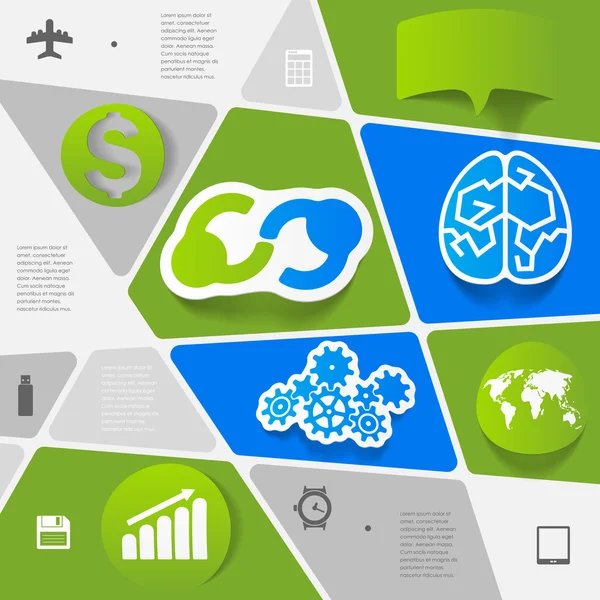 Infografía empresarial — Archivo Imágenes Vectoriales