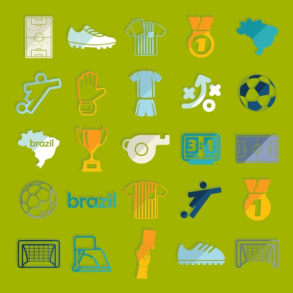 Fútbol, infografía de fútbol — Archivo Imágenes Vectoriales