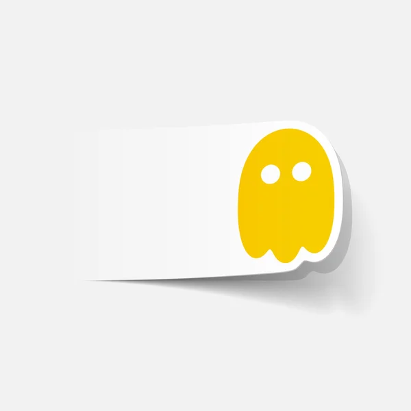 Fantasma realista — Vector de stock