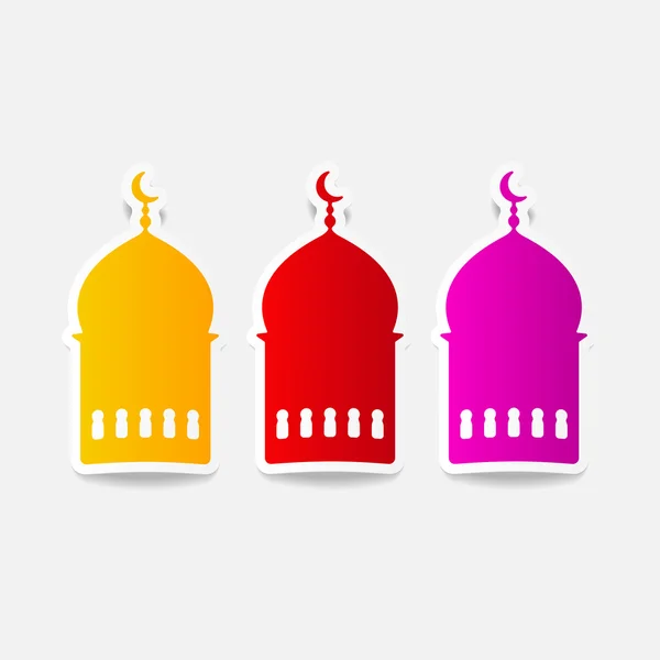 Ontwerpelement ramadan — Stockvector