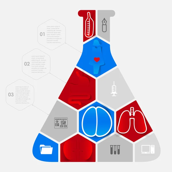 Conjunto de iconos médicos — Archivo Imágenes Vectoriales