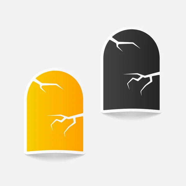 Tombstone illustration — Stock Vector