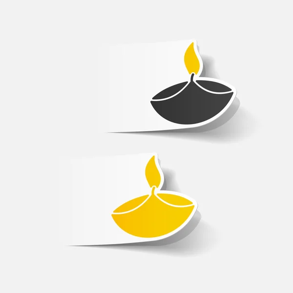 蜡烛设计元素 — 图库矢量图片