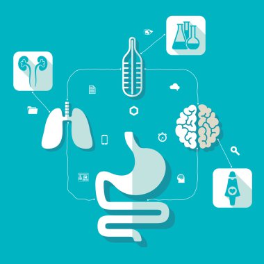 tıbbi Infographic elemanları