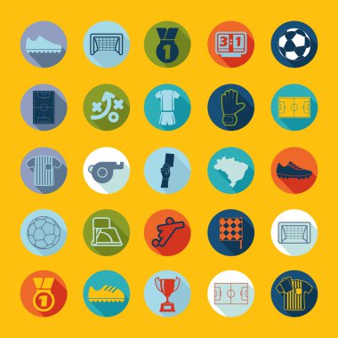 Futbol Infographic simgeler