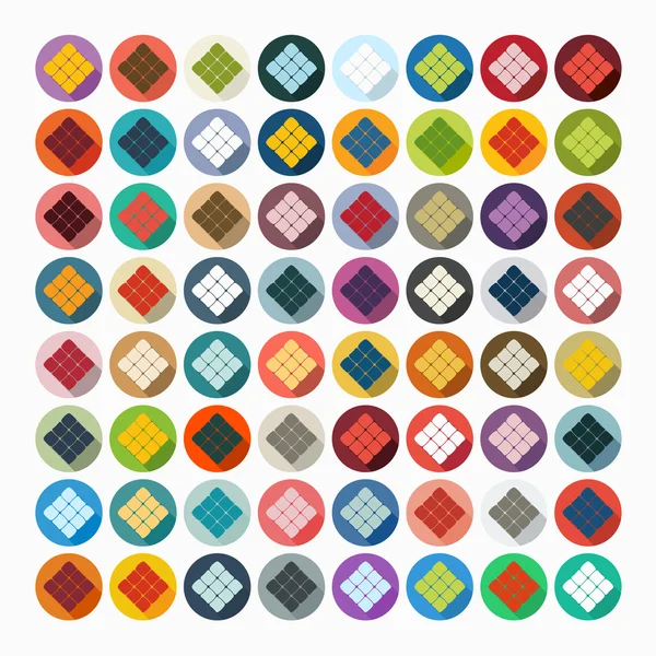 Icone di ketupat — Vettoriale Stock