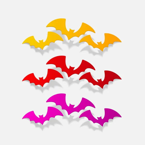 Illustrazione pipistrello — Vettoriale Stock