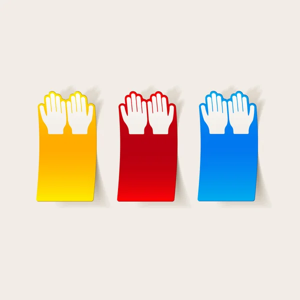 Prayer hands — Stock Vector