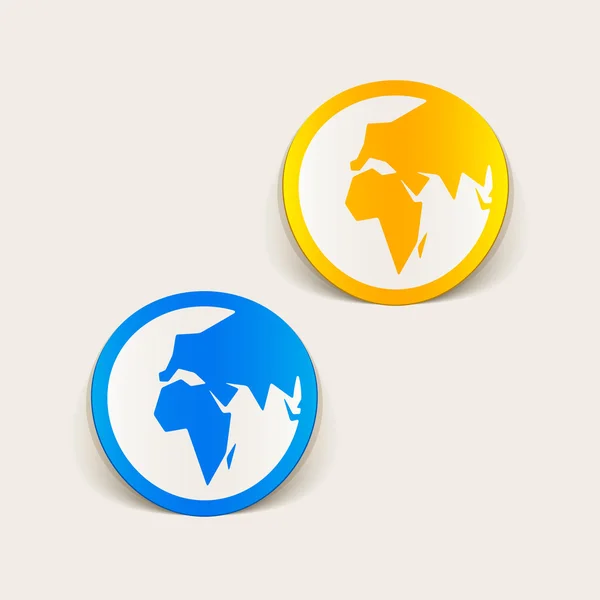 Globe ontwerpelementen — Stockvector