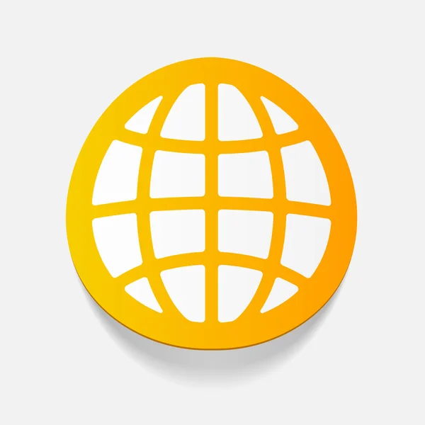 Elemento de diseño Globe — Vector de stock