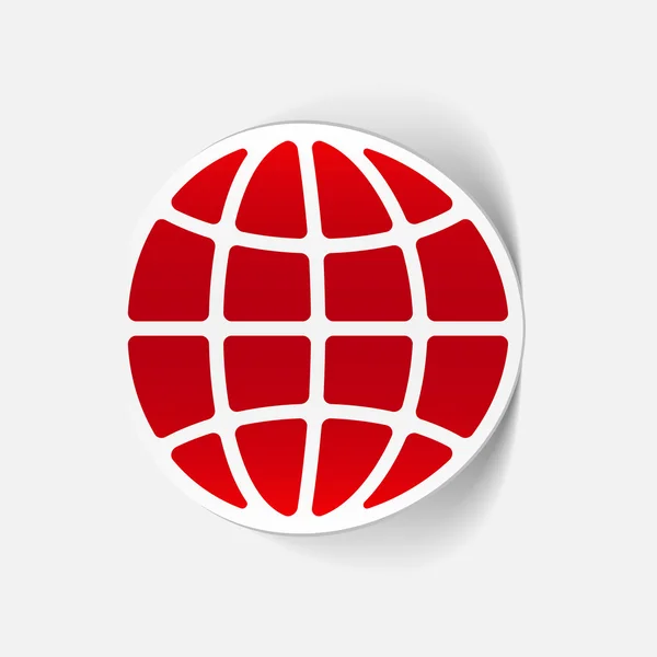 Elemento di design Globe — Vettoriale Stock