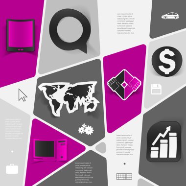 iş geometrik Infographic