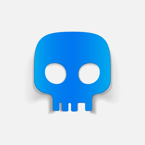 Design element: skull — Stock Vector