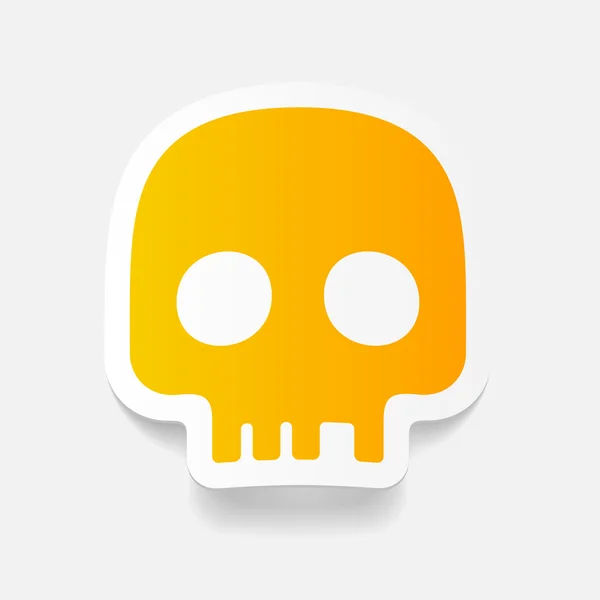 Ontwerpelement: schedel — Stockvector