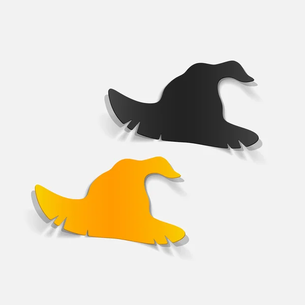 Ontwerpelement: witch hat — Stockvector