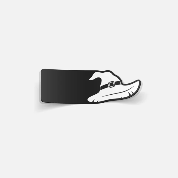 Elemento de diseño: sombrero de bruja — Vector de stock