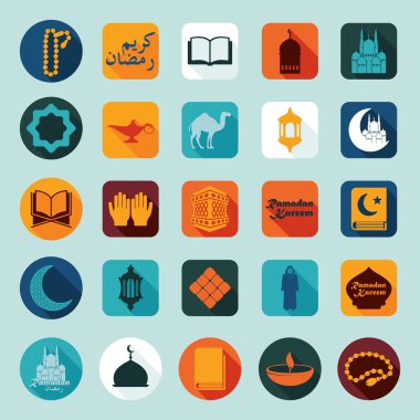 Ramazan kareem simgeler
