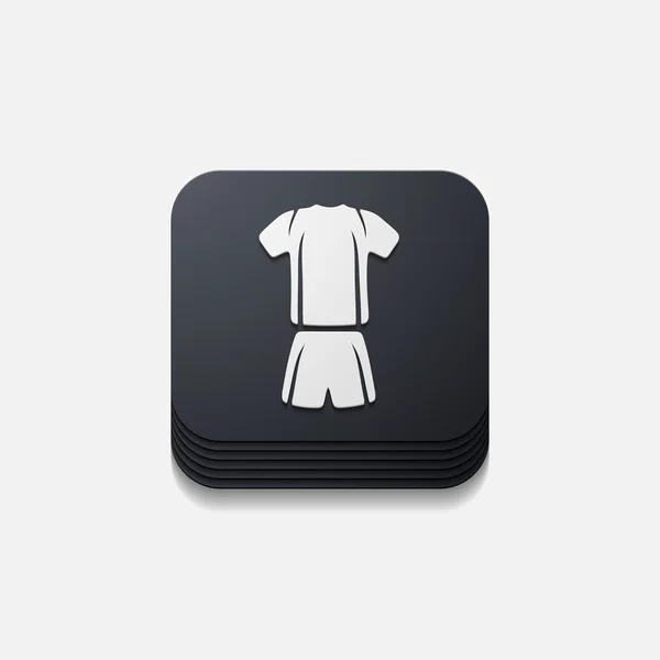 Voetbal kleding — Stockvector