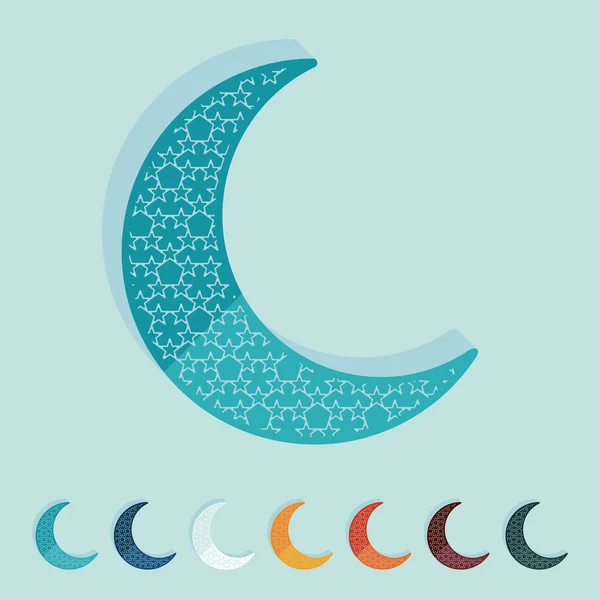 Illustration lune — Image vectorielle