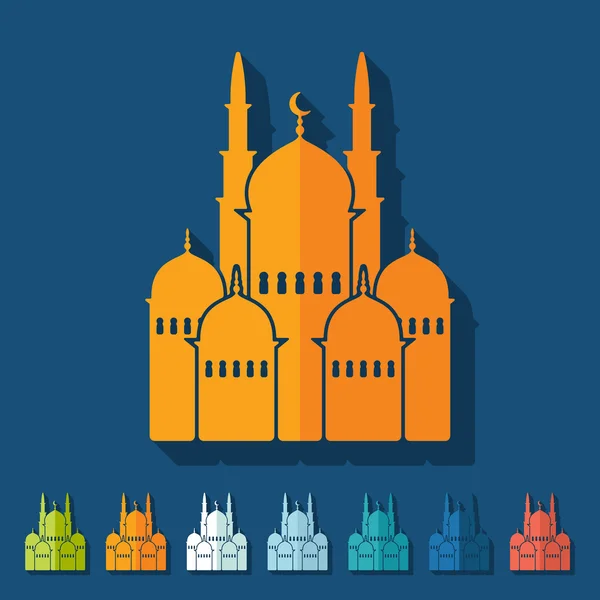 Moschea illustrazione — Vettoriale Stock