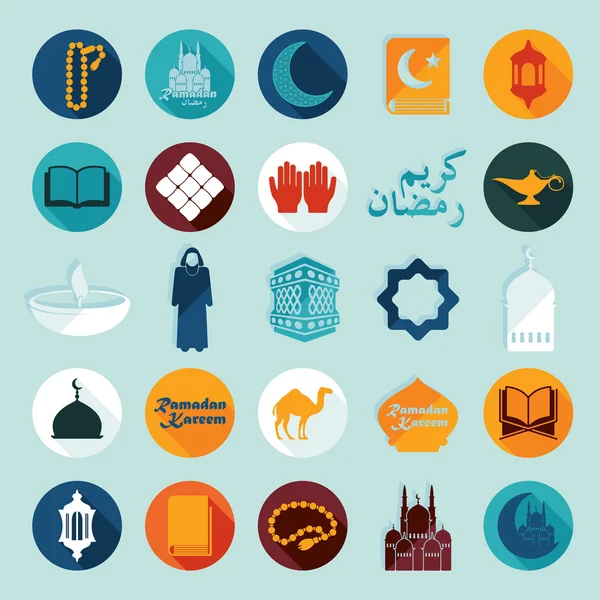 Ramadan kareem symbole — Stockvektor