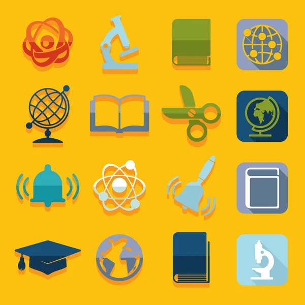 Education icons — Stock Vector