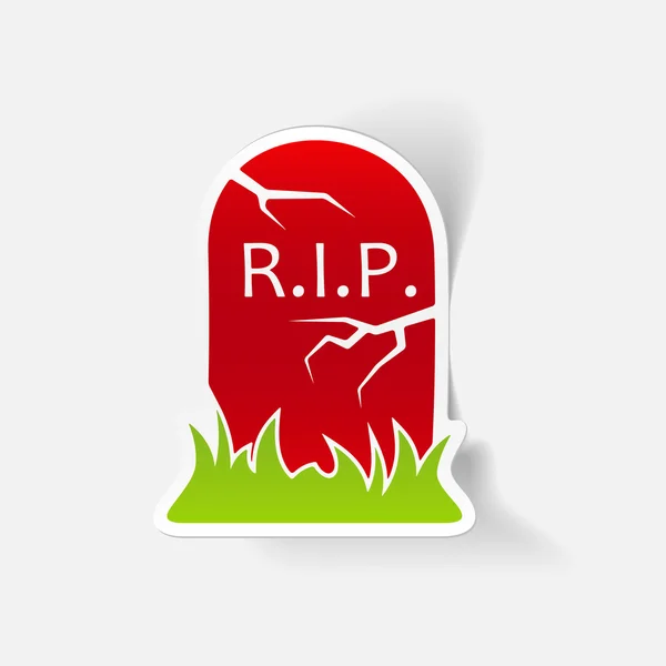 Tombstone illustration — Stock vektor