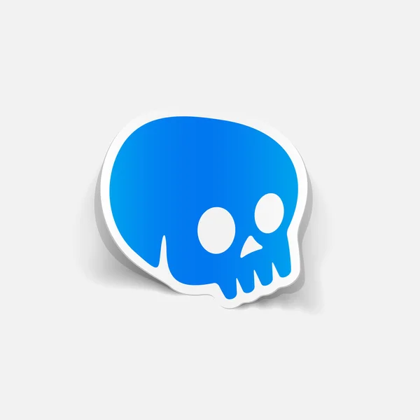 Skull illustration — Stock Vector