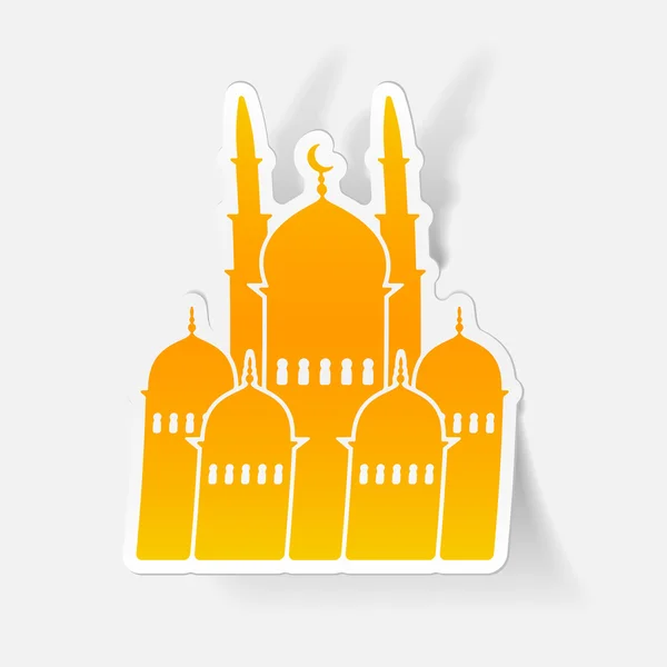Иллюстрация мечети — стоковый вектор