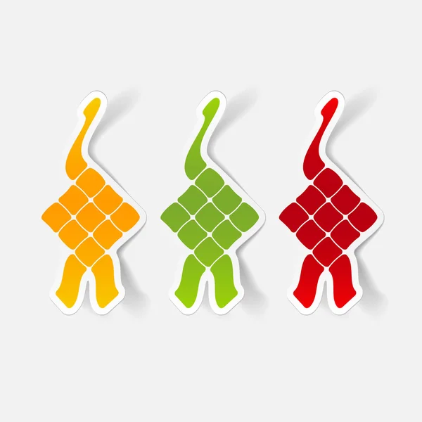 Illustrazione del ketupat — Vettoriale Stock