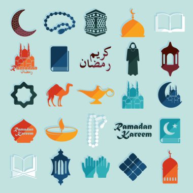Ramazan kareem simgeler