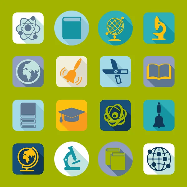 Education icons — Stock Vector