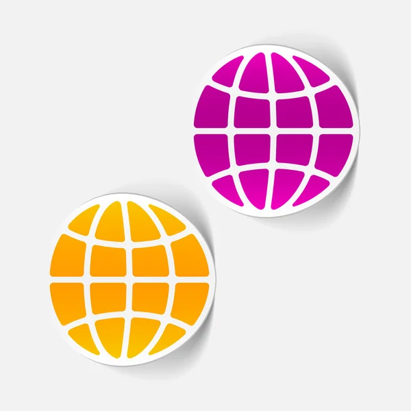 Globe illustration — Stock vektor