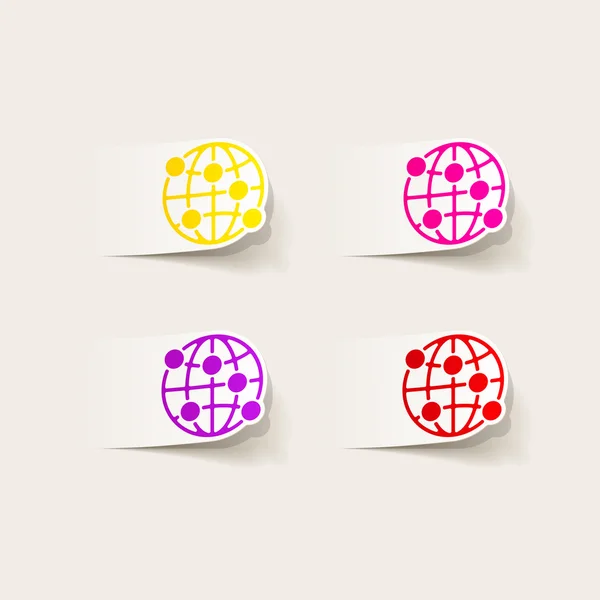 Illustration Globe — Image vectorielle