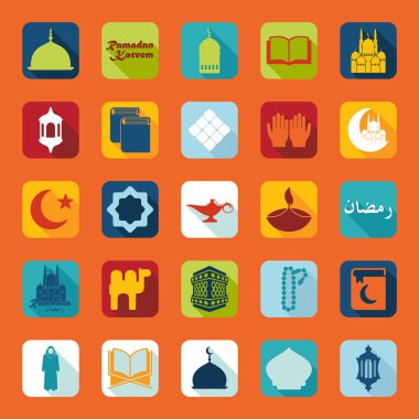 Ramazan kareem simgeler