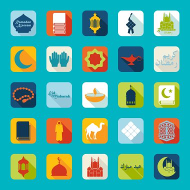 Ramazan kareem simgeler