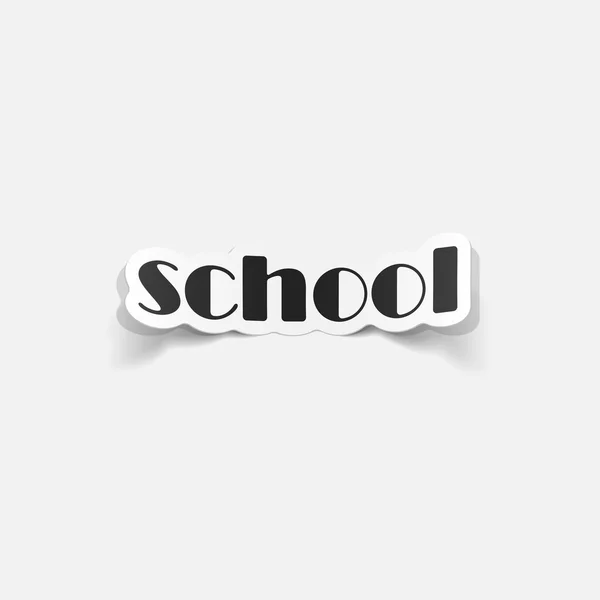 School ontwerpelement — Stockvector