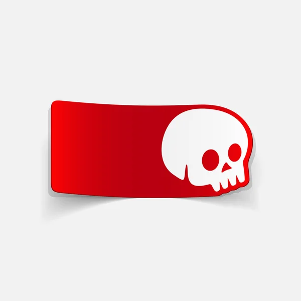 Skull design element — Stock Vector