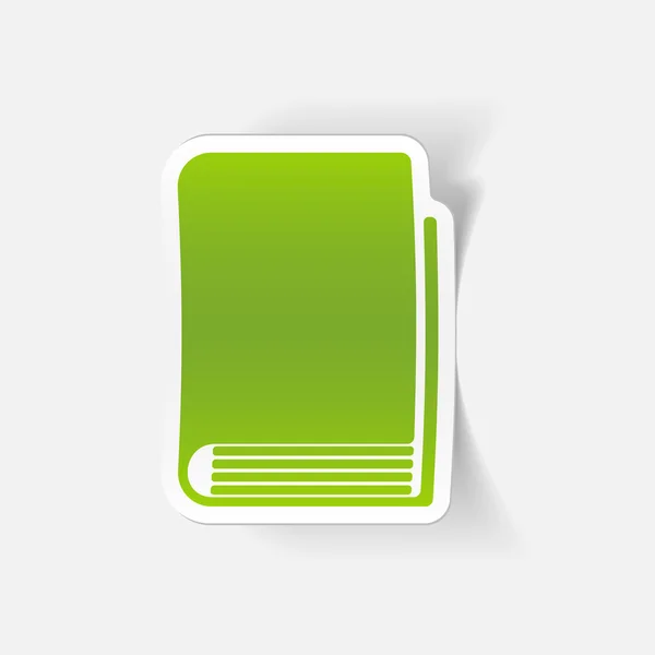 Elemento de diseño libro — Vector de stock