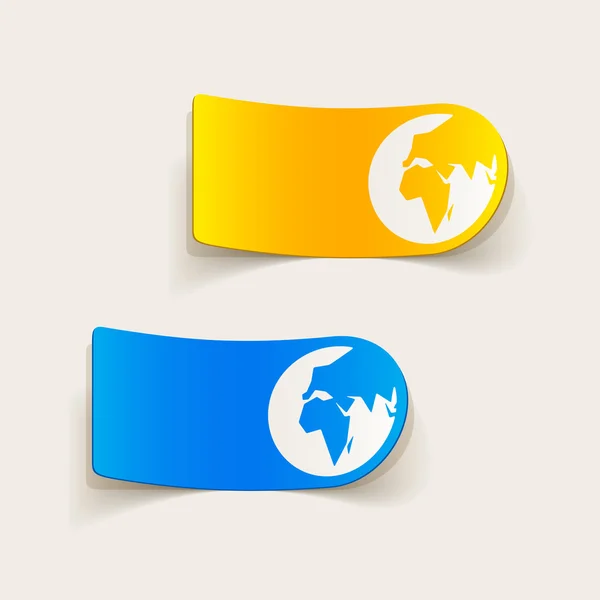 Globe élément design — Image vectorielle