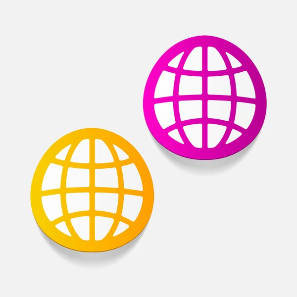 Globe design element — Stock Vector