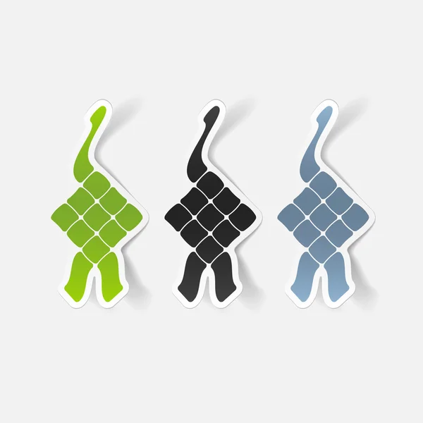 Ketupat design element — Wektor stockowy